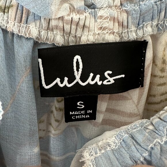 Lulus Sway in the Breeze White Leaf Print Off-the-Shoulder Maxi Dress - Picture 5 of 10